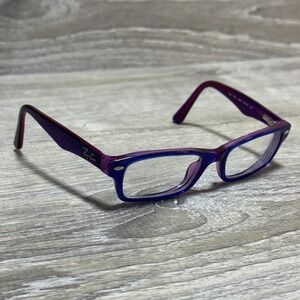 Ray-Ban RB1530 3666 Purple Rectangular Eyeglass Frames 46-16 125 Optical